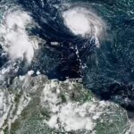 Autoridades dos EUA acompanham furacão Humberto, que atinge categoria 4 no Atlântico