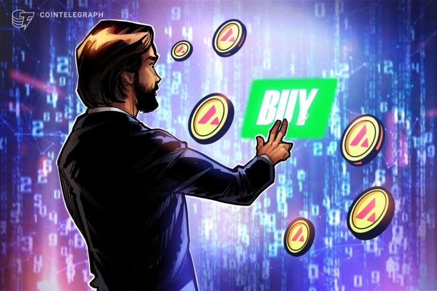 Conselheiro WLFI aposta ,2 milhões em AVAX com alavancagem de 10x após tesouraria Avalanche de 0 milhões