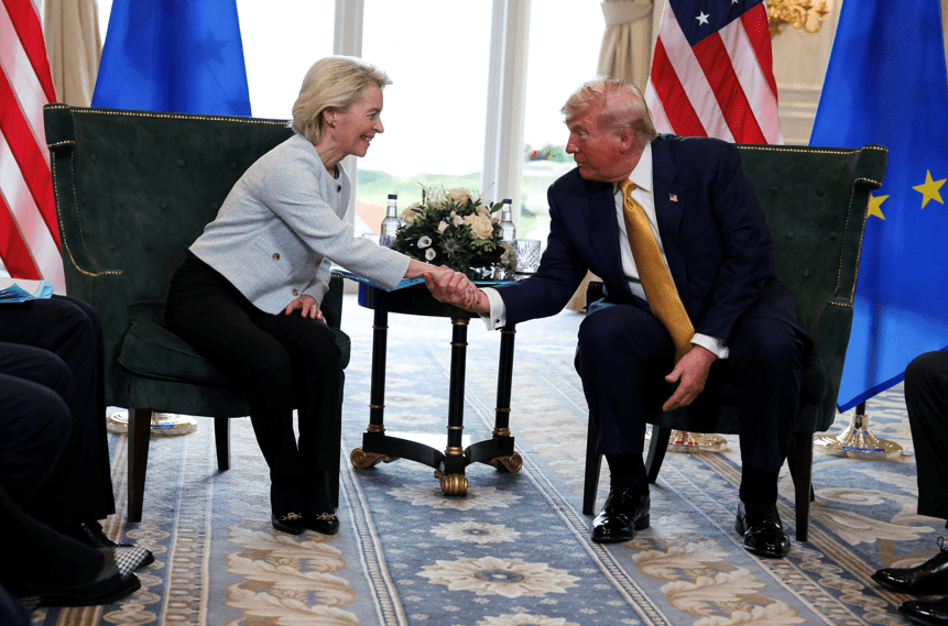 Dependência dos Estados Unidos em importações provenientes da União Europeia já ultrapassa a da China, aponta pesquisa.