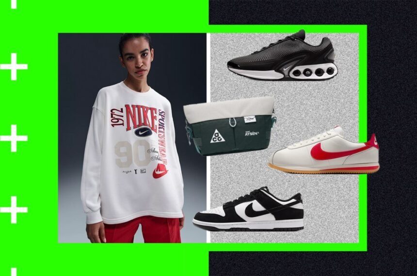 Nike realiza liquidação secreta com descontos em Air Max, Jordan e produtos da NBA.