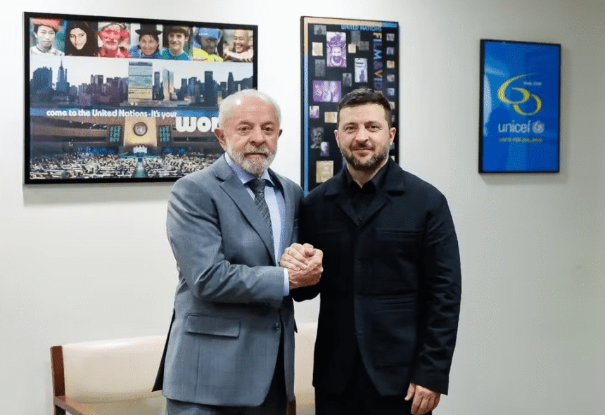 Lula encontra-se com Zelensky e apoia maior envolvimento da ONU na busca pela paz