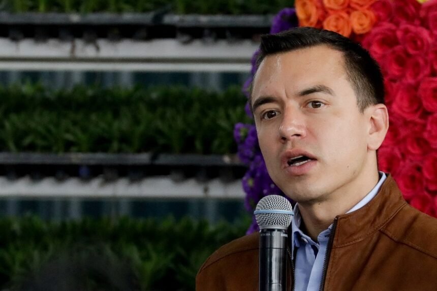 Noboa deseja estabelecer bases militares no Equador e agiliza processo de reformas constitucionais