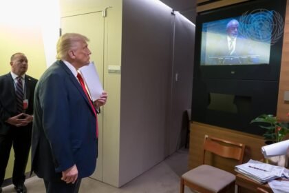 ONU divulga imagem de Trump vendo o discurso de Lula na Assembleia Geral