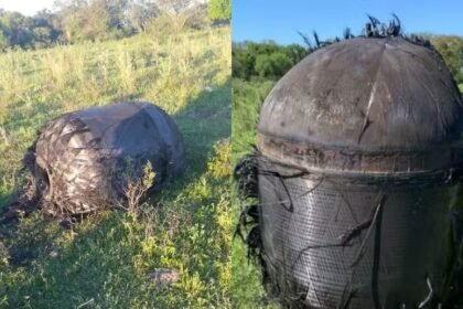 Objeto cilíndrico cai do céu em cidade do Chaco e mobiliza a Força Aérea Argentina