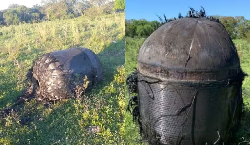 Objeto cilíndrico cai do céu em cidade do Chaco e mobiliza a Força Aérea Argentina