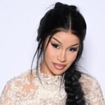 Promoção de Cardi B é interrompida pela filha Kulture