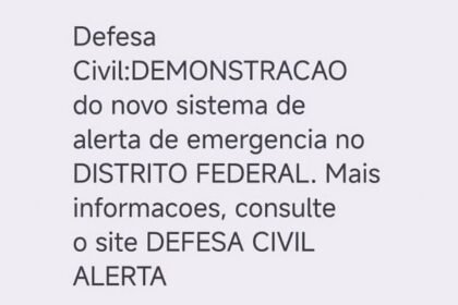 Alerta de Desastre: Defesa Civil testa sistema de avisos via celular