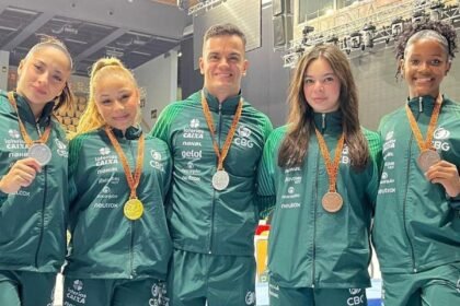Ginastas Brilham na Hungria: Brasil Conquista Cinco Medalhas na World Challenge Cup