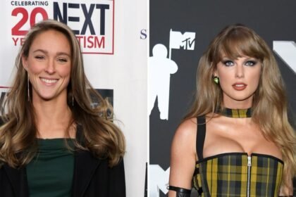 Kylie Kelce reage após críticas de Taylor Swift ao episódio New Heights