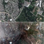 Antes e depois do furacão Melissa: destruição generalizada na Jamaica