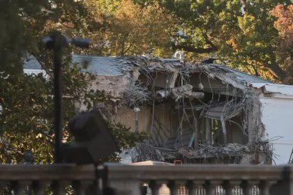 Casa Branca começa demolição de ala para erguer novo salão de festas de Trump