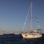 Flotilha com ajuda a Gaza afirma que navios israelenses tentaram intimidar seus barcos