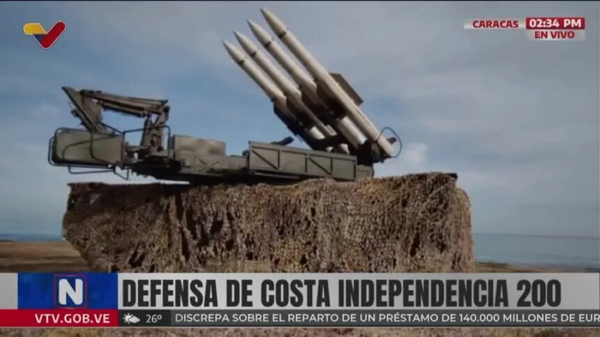 Forças Armadas Venezuelanas realizam exercícios de defesa costeira