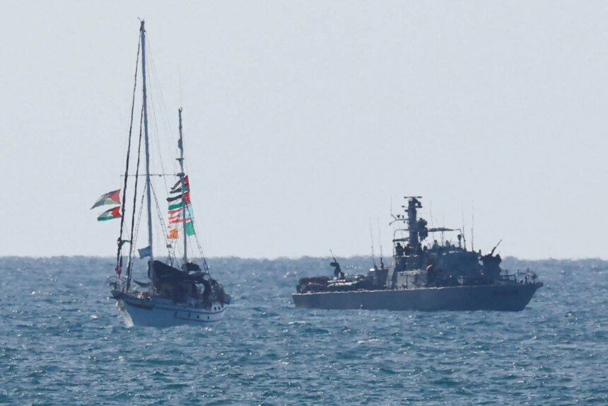 Israel intercepta o último barco da flotilha com ajuda a Gaza, segundo organizadores