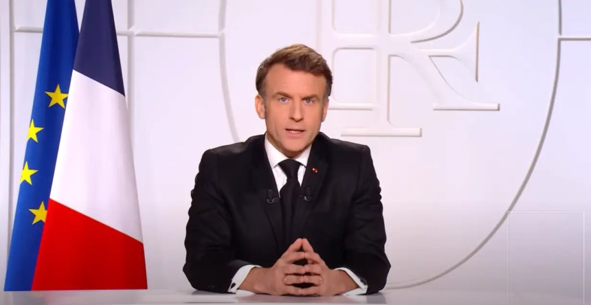 Macron afirma que petroleiro na costa da França está conectado à “frota sombra” da Rússia