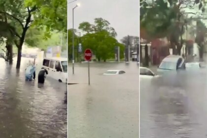 Tempestade inédita causa caos e enchentes em Buenos Aires