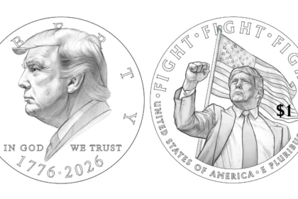 Tesouro sugere moeda com a imagem de Trump para comemorar 250 anos dos EUA