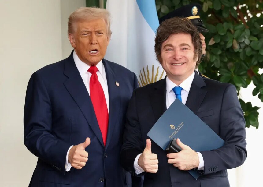 Trump afirma que acordo de livre comércio com a Argentina é viável