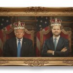 Trump ironiza protesto “No Kings” nos EUA e posta vídeos usando coroa