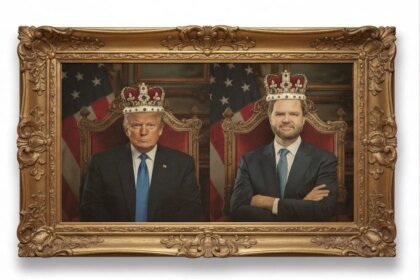 Trump ironiza protesto “No Kings” nos EUA e posta vídeos usando coroa