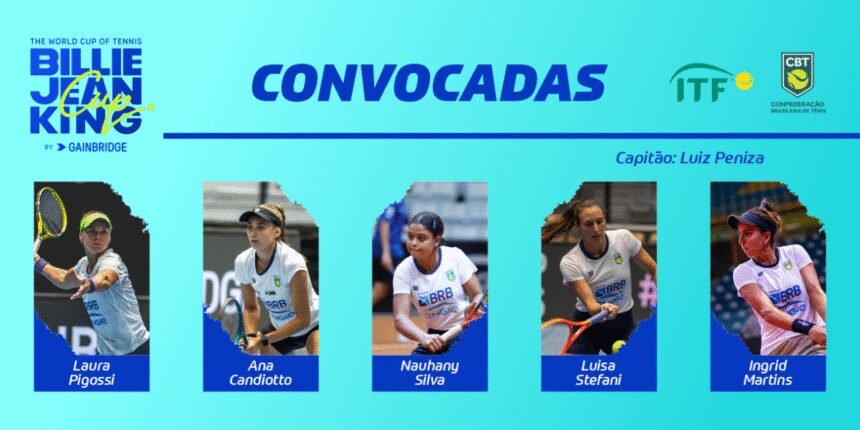 Brasil define equipe para playoffs da Billie Jean King Cup na Austrália