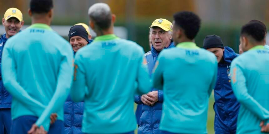 Brasil: Ancelotti Define Base para Amistoso Contra Senegal em Londres
